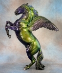 Glossy Dapple Green/Purple Pegasus